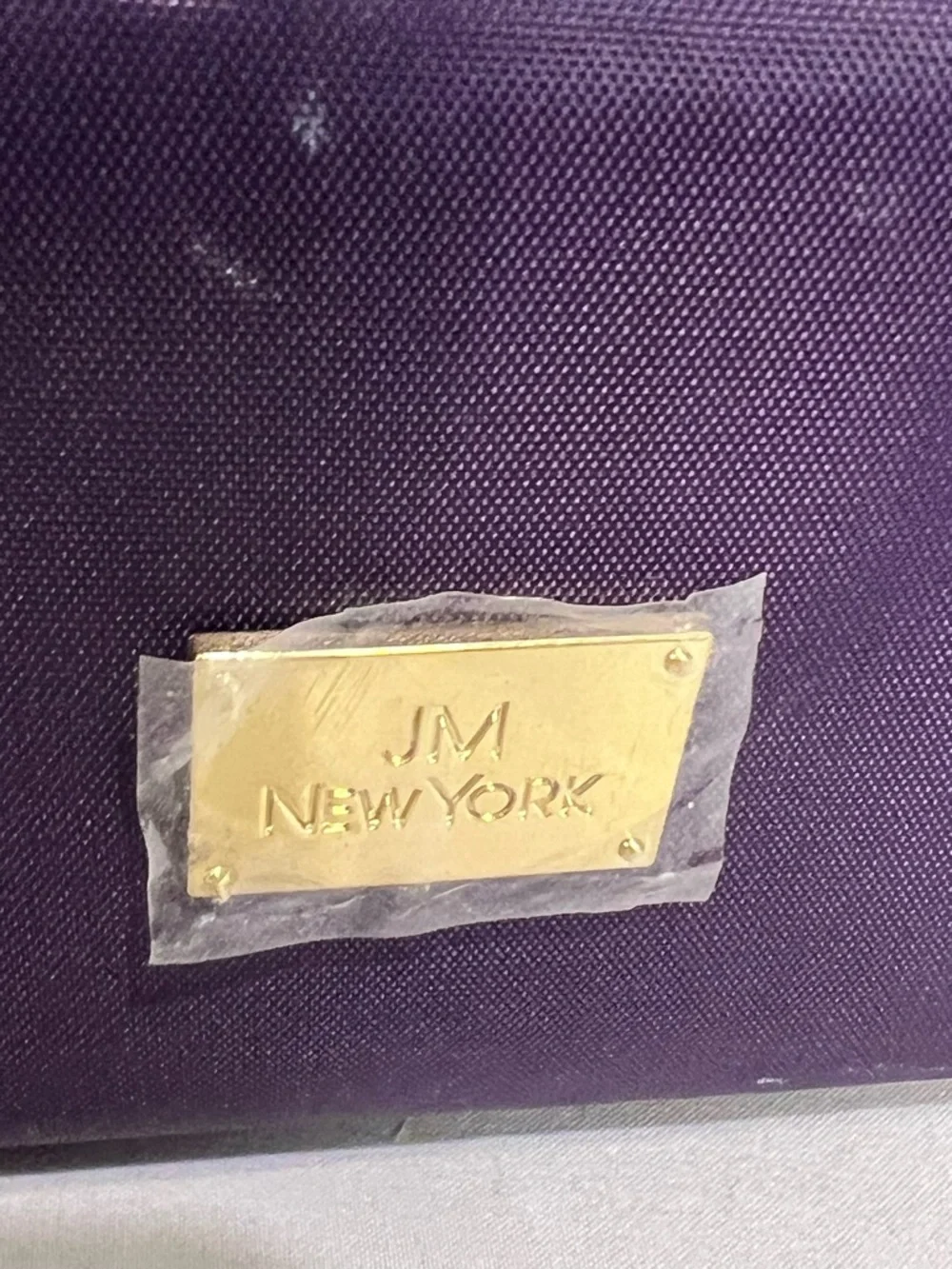 JM New York Purple Nylon Travel Set